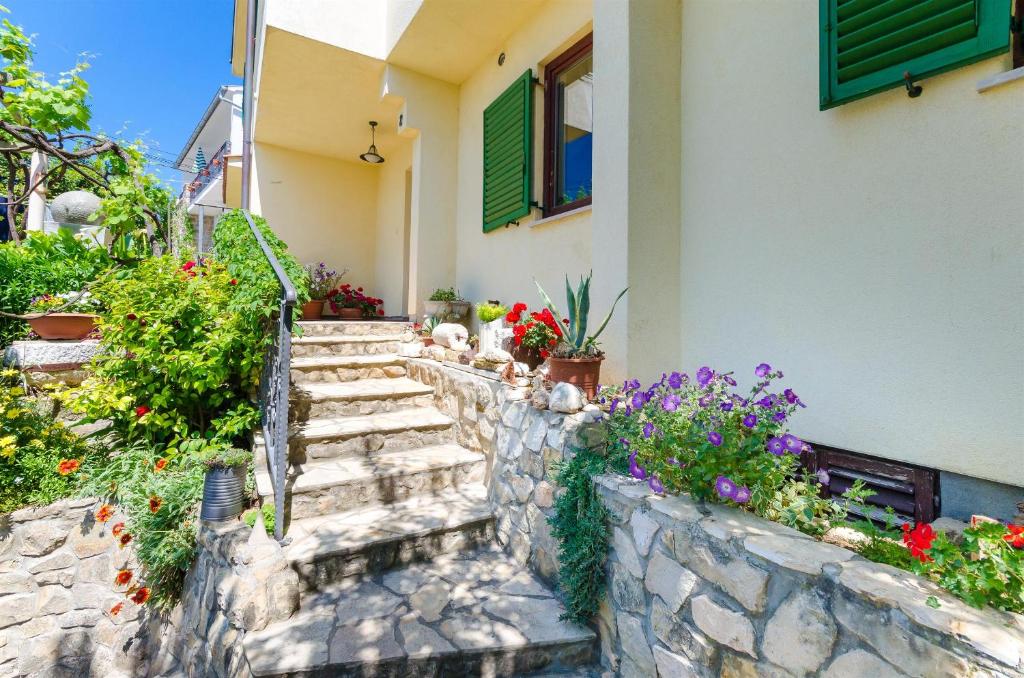 Zahrada ubytování Apartment Slavko