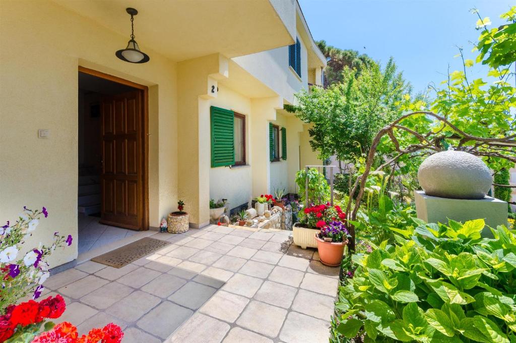 Zahrada ubytování Apartment Slavko