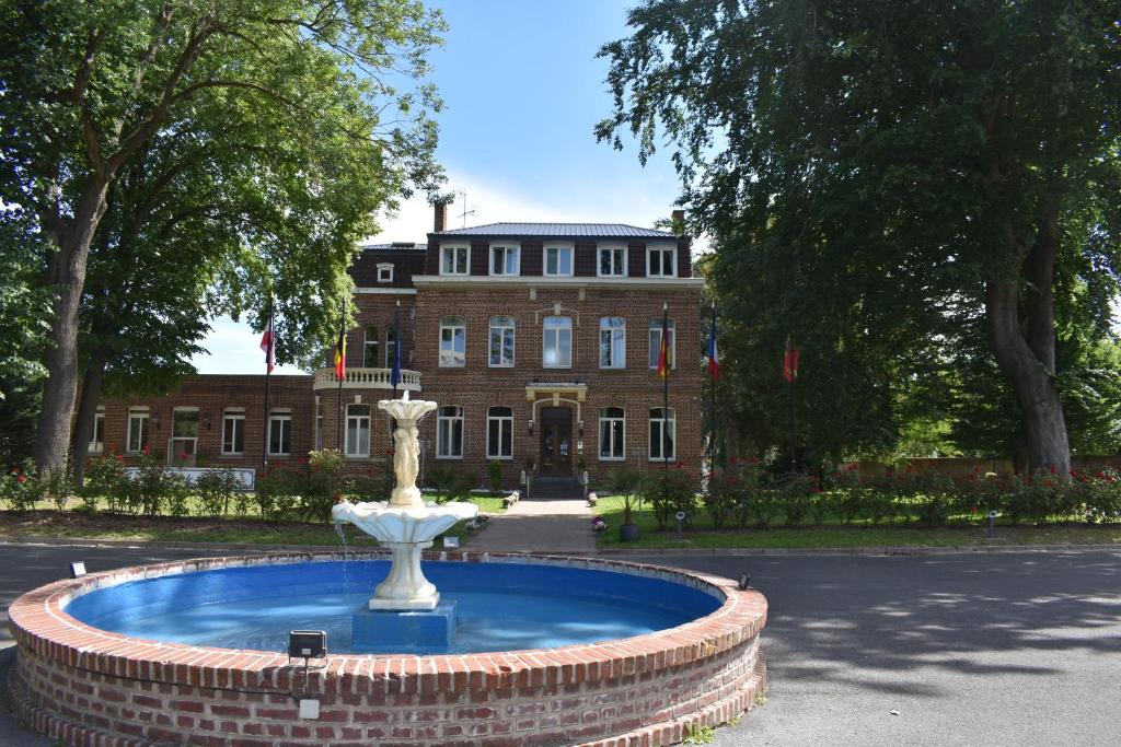 Zahrada ubytování Logis Manoir de Fourcy