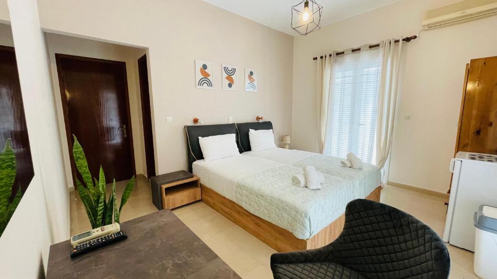 Postel nebo postele na pokoji v ubytování Villa Deza