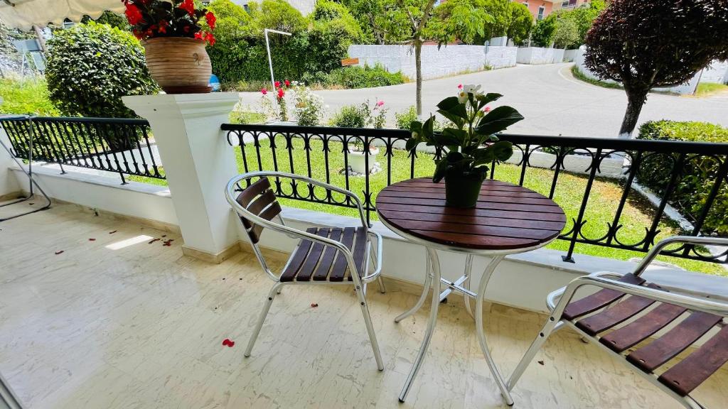 Balkón nebo terasa v ubytování Villa Deza