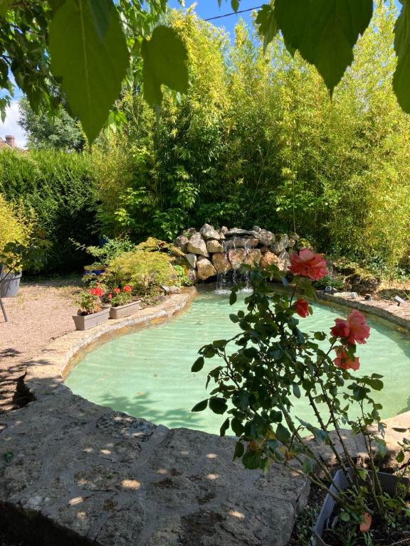 Zahrada ubytování Hostellerie du Vieux Moulin