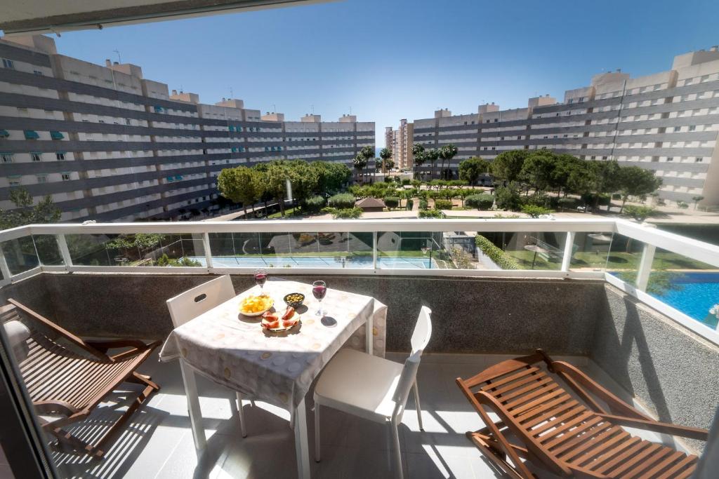 Bazén v ubytování Apto. Jardines del Mar nebo v jeho okolí