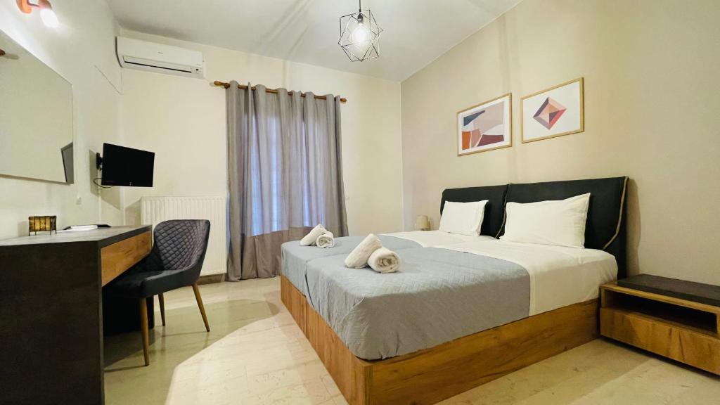 Postel nebo postele na pokoji v ubytování Villa Deza