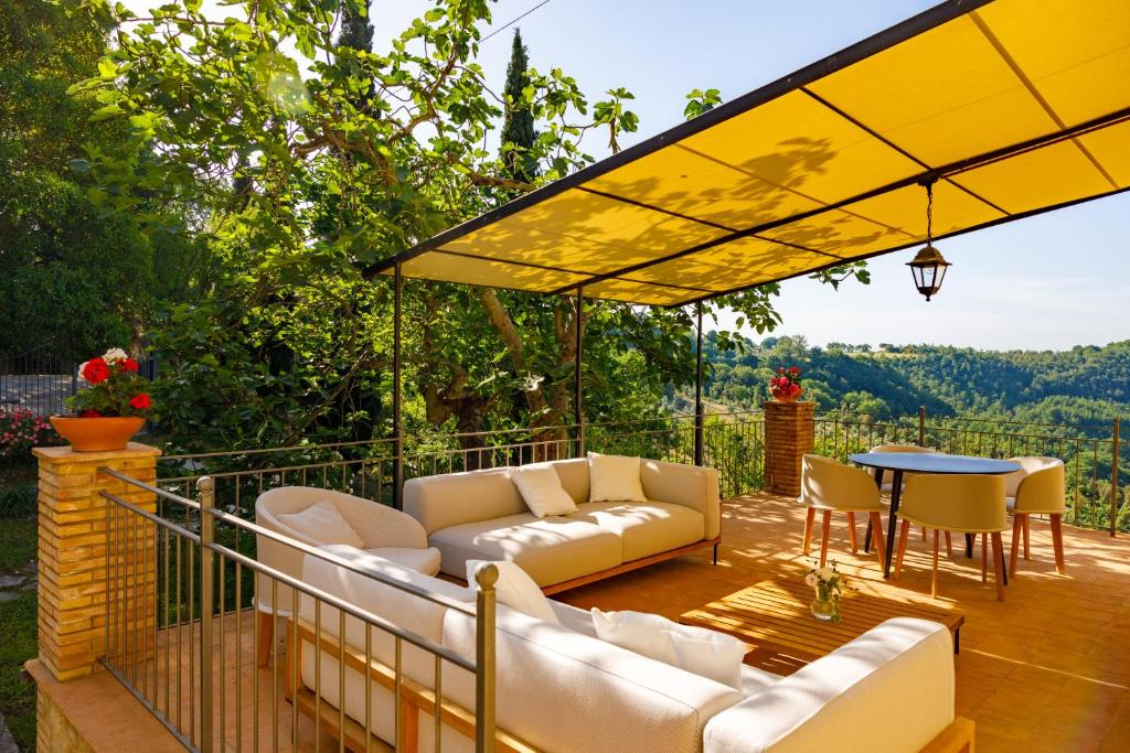 Balkon lub taras w obiekcie Antichi Casali di Charme
