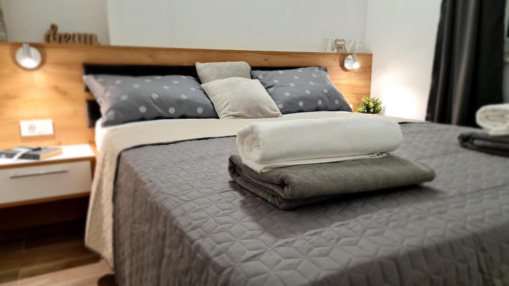 Postel nebo postele na pokoji v ubytování Villa Silente