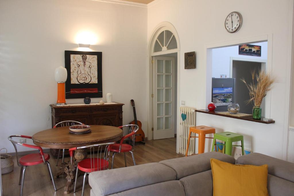 Posezení v ubytování Casina Elio