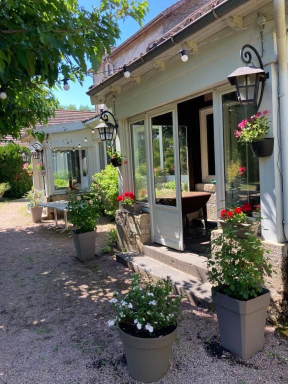 Zahrada ubytování Hostellerie du Vieux Moulin