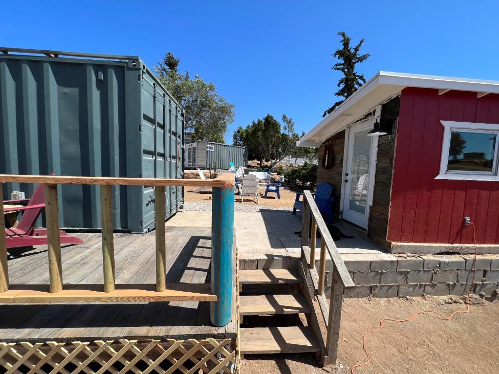 Balkón nebo terasa v ubytování Ecovino Valle de Guadalupe