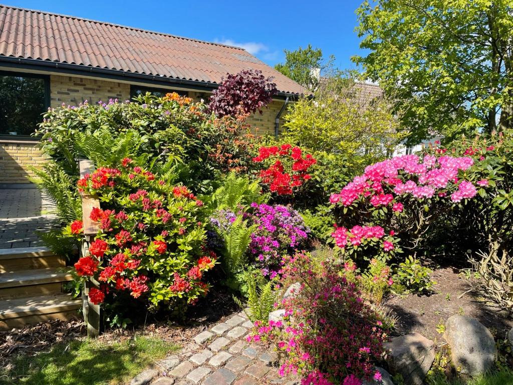 Zahrada ubytování Feriehus-Gammel Byvej, Vrensted