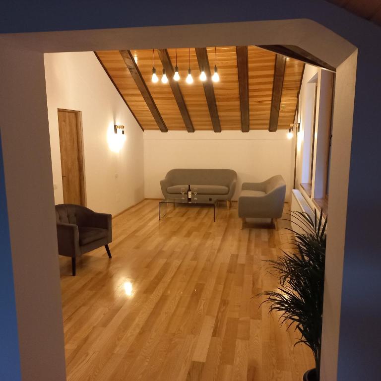 Posezení v ubytování Vila Cedra
