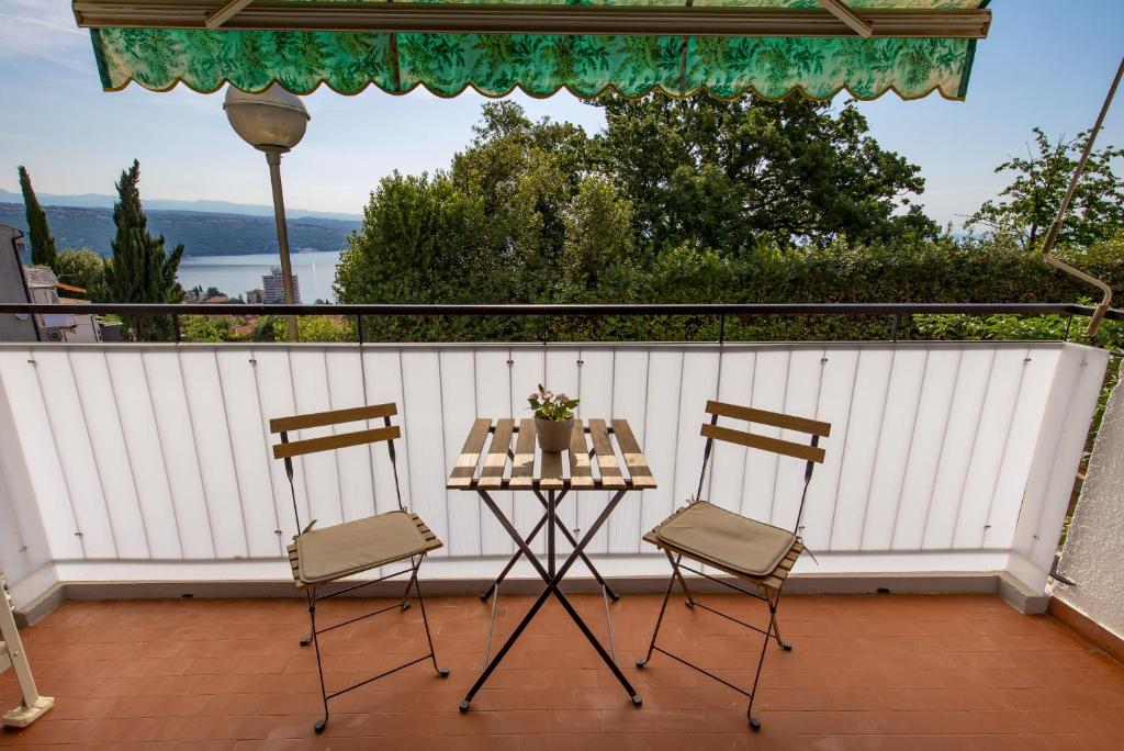 Balkon lub taras w obiekcie Apartment La Perla