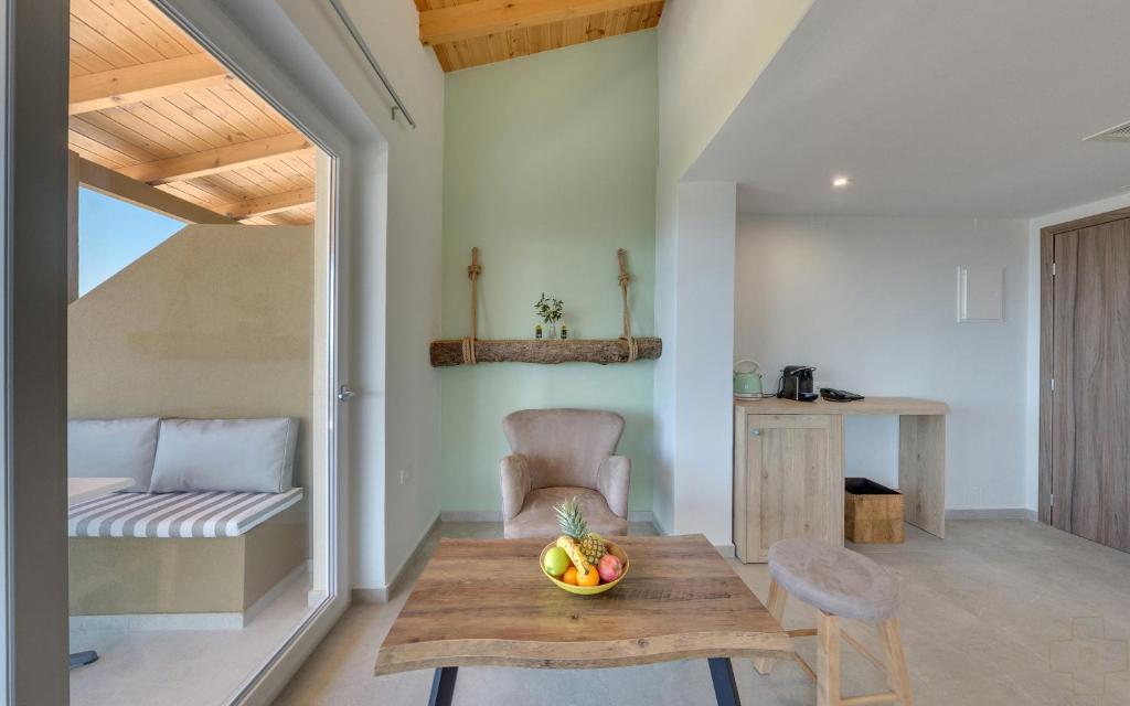 Posezení v ubytování Spiros-Soula Thematic Suites