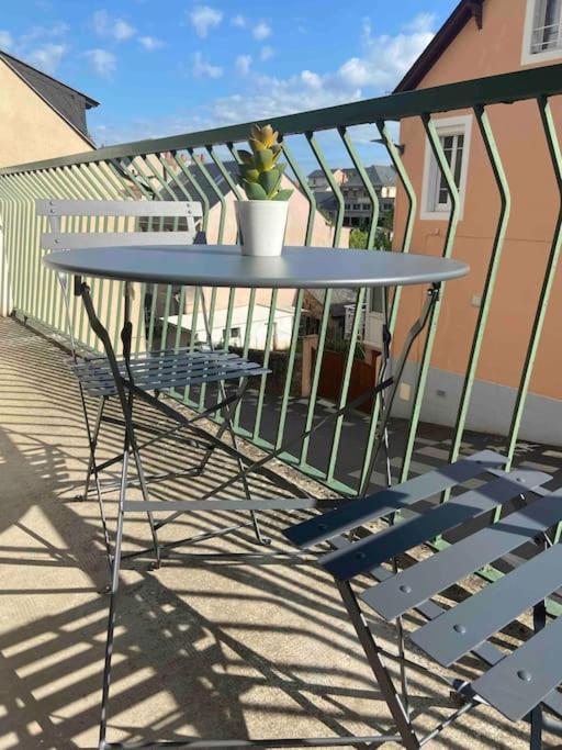Balkón alebo terasa v ubytovaní L'Eldorado Ruthénois - Garage & Terrasse