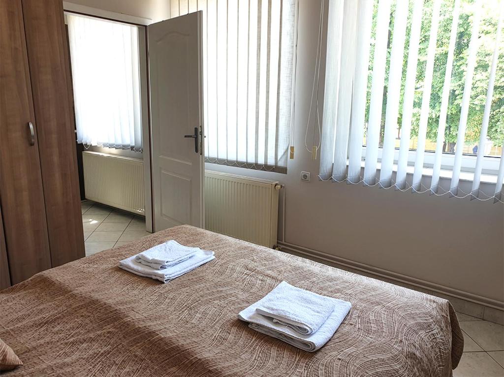 Voodi või voodid majutusasutuse ATRIJUM apartmani Apatin toas