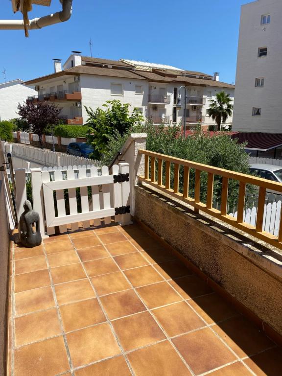 Balkón alebo terasa v ubytovaní MARSOL RELAX Roda de Barà
