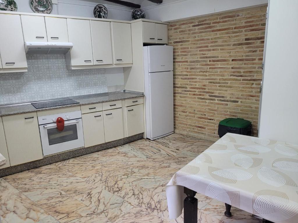 Kuchyň nebo kuchyňský kout v ubytování Casa rural L´Amparo -3 espigas- Categoría superior-15 personas