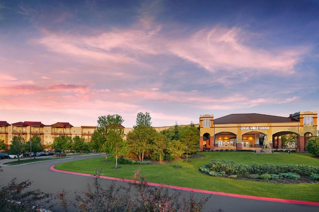 una representación del exterior de un hotel en Great Wolf Lodge Chicago/Gurnee, en Gurnee