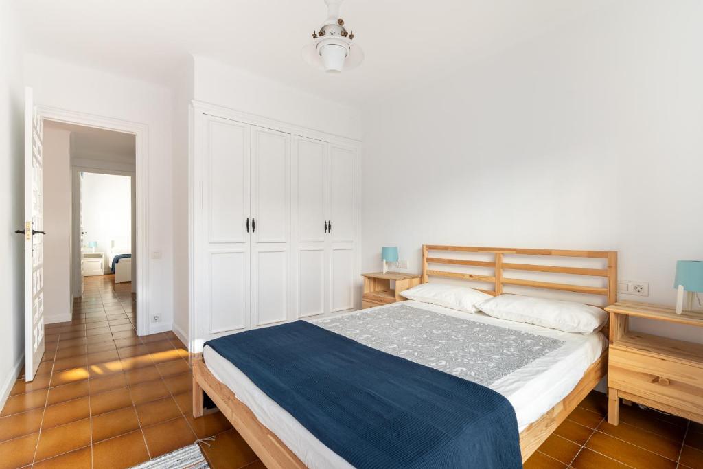 Postel nebo postele na pokoji v ubytování Casita del Bot
