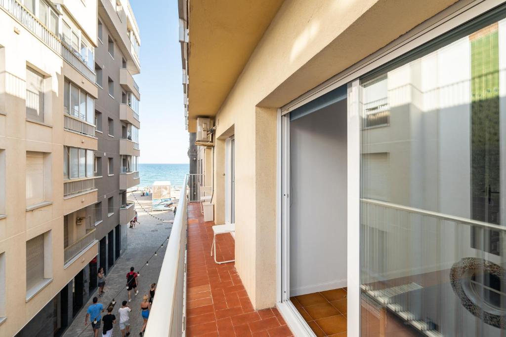 Nespecifikovaný výhled na moře nebo výhled na moře při pohledu z apartmánu