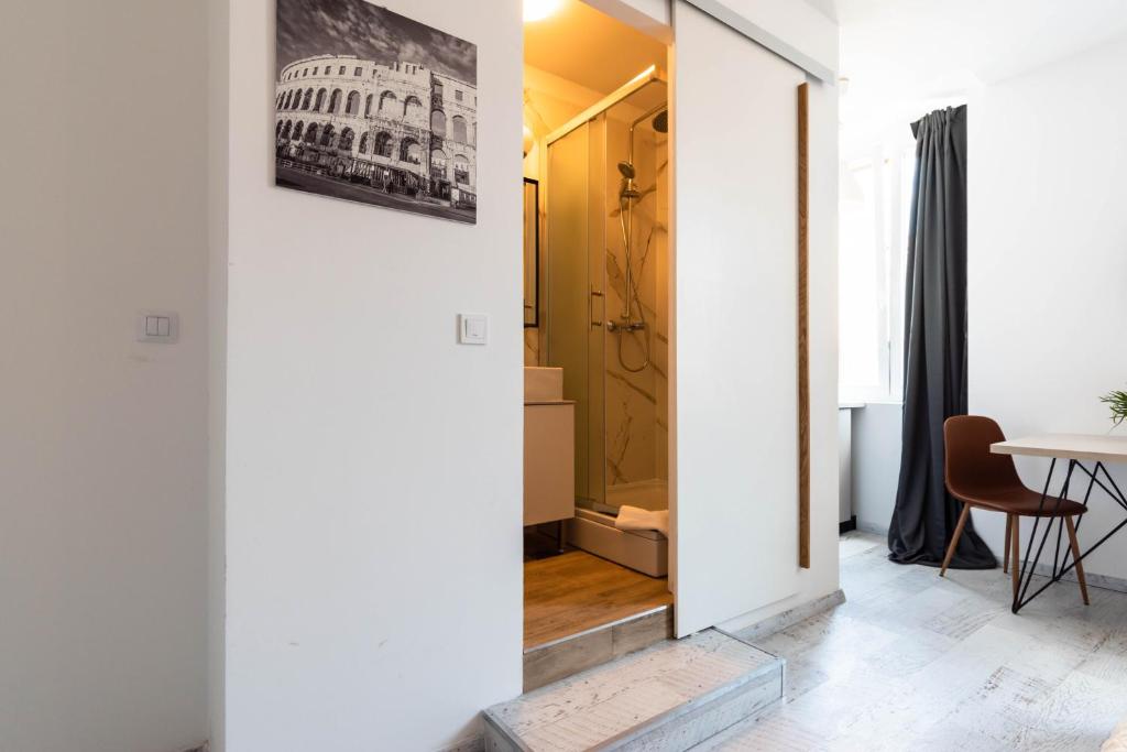 Posezení v ubytování L&B City Center Studios Apartments