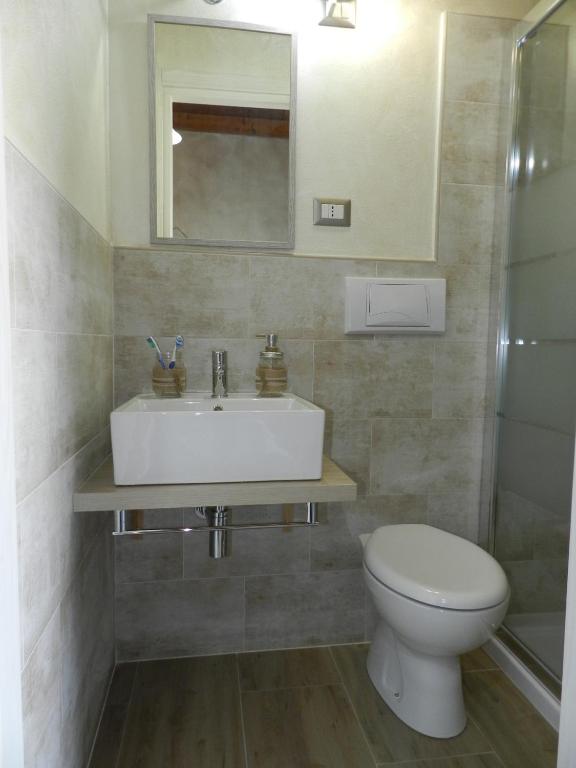Koupelna v ubytování B&B GLI ULIVI