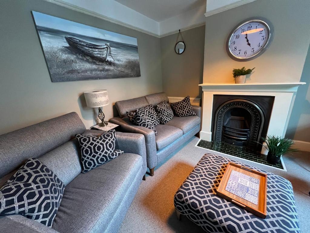 Χώρος καθιστικού στο Charming 3 bedroom property in Bury St Edmunds