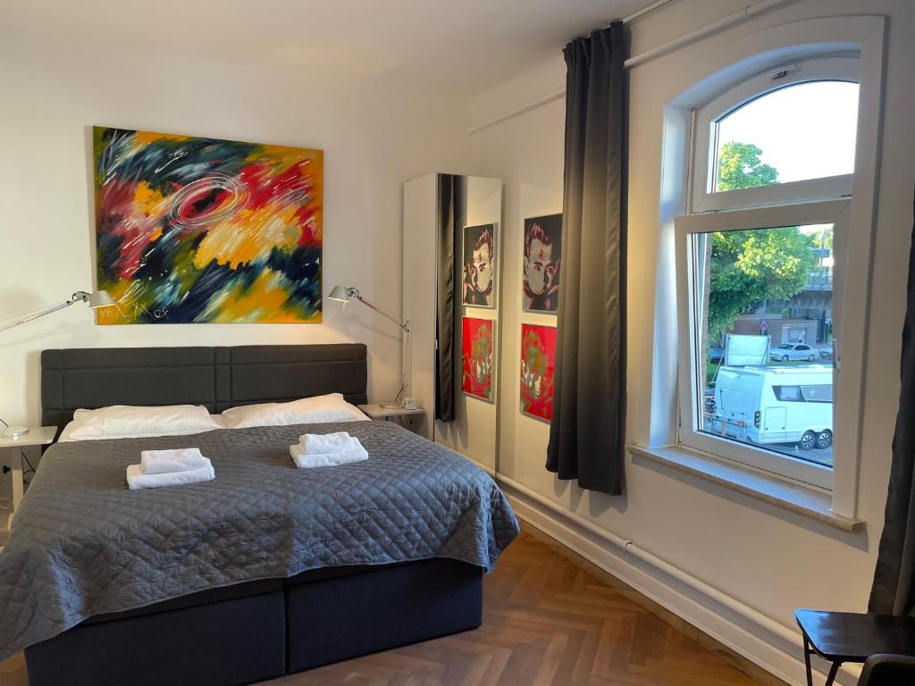 Postel nebo postele na pokoji v ubytování Apartment Factory