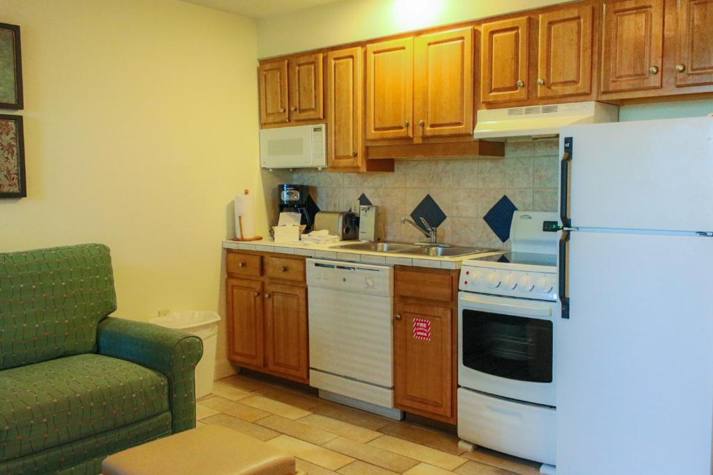 Kuchyň nebo kuchyňský kout v ubytování Hilton Vacation Club Grand Beach Orlando