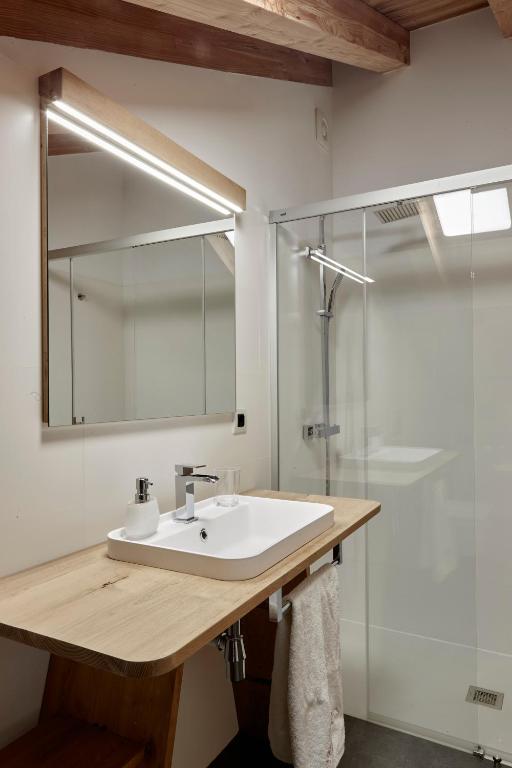 Koupelna v ubytování Apartamentos Ea Astei