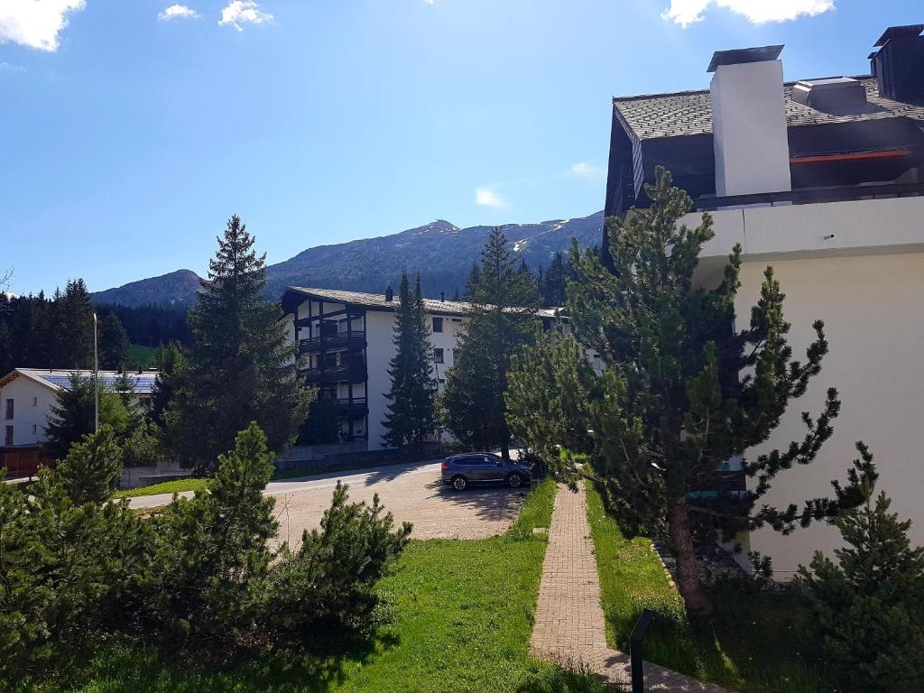 Nespecifikovaný výhled na hory nebo výhled na hory při pohledu z apartmánu