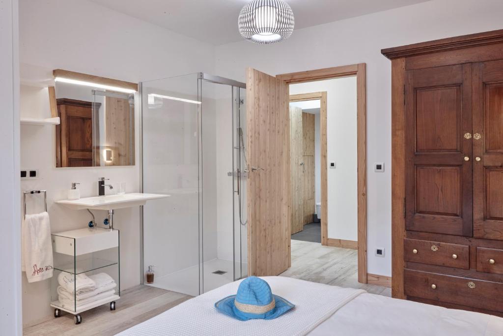Koupelna v ubytování Apartamentos Ea Astei