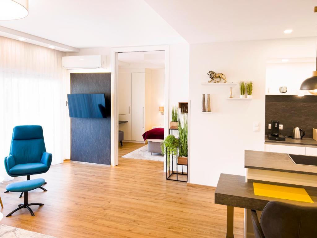 Posezení v ubytování VIVA Apartments