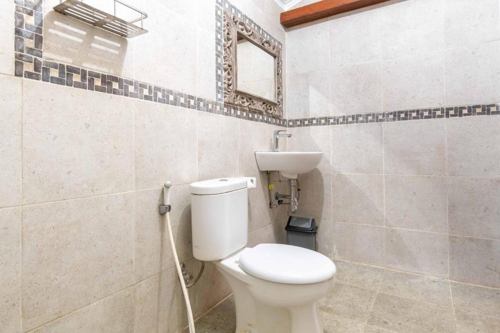 Koupelna v ubytování Jero di Bisma Hostel