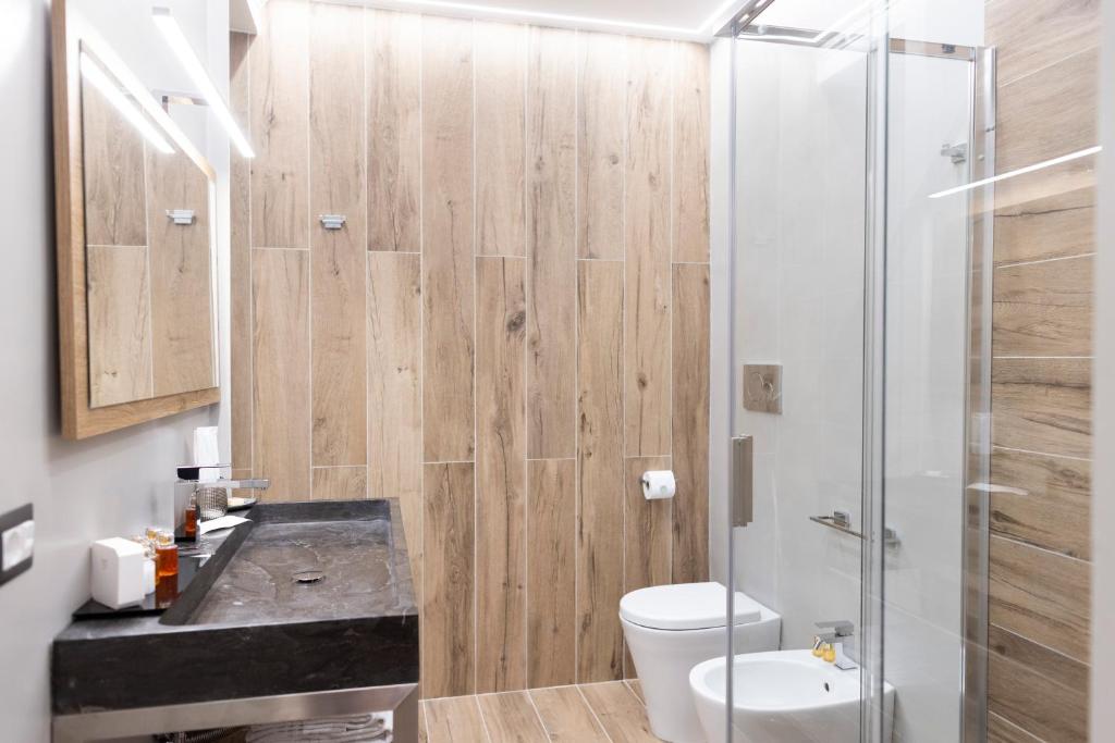 Koupelna v ubytování B&B i MORI