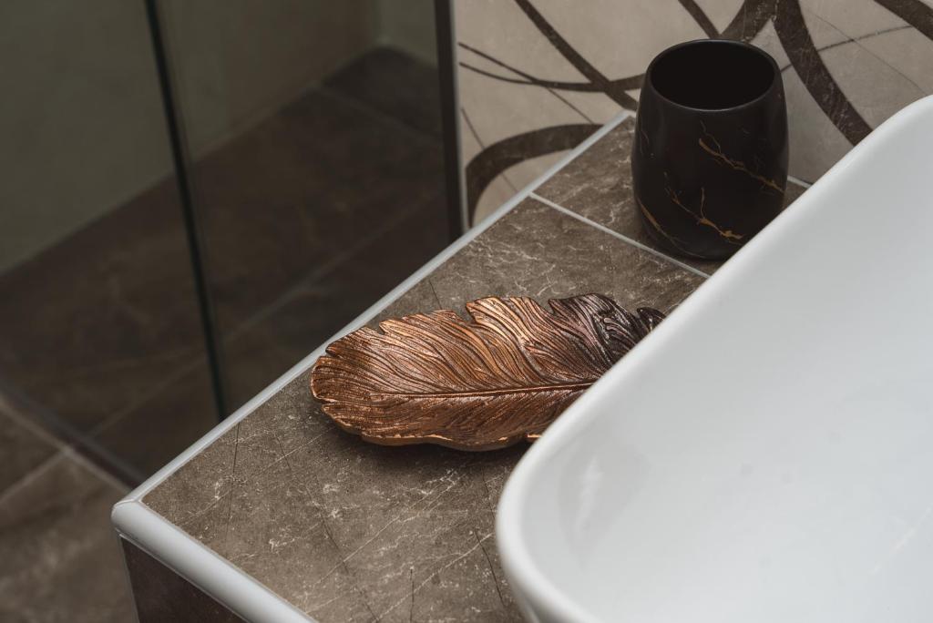 Kúpeľňa v ubytovaní Vincenzo Suites