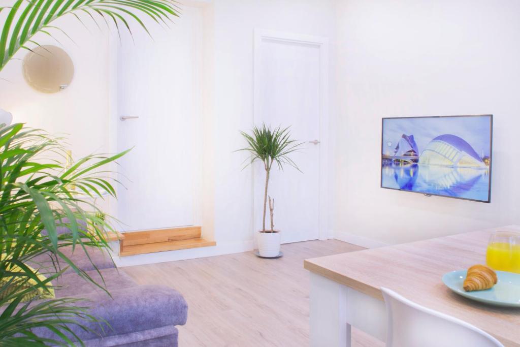 Posezení v ubytování Cabanyal Luxury Malvarrosa Beach