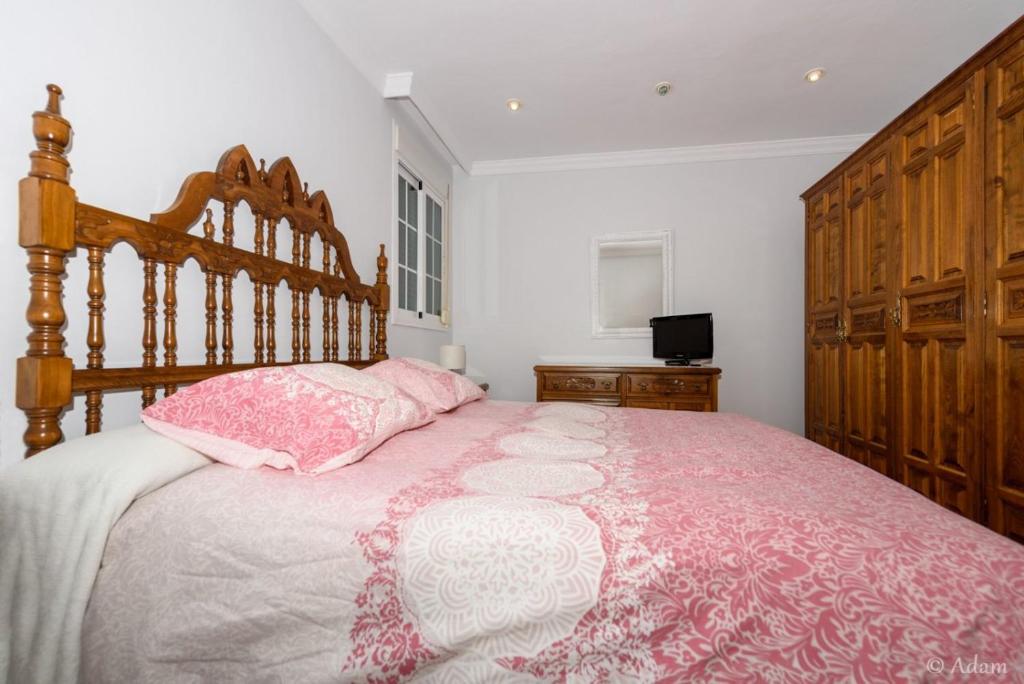 Posteľ alebo postele v izbe v ubytovaní Precioso apartamento en Málaga al lado de la playa