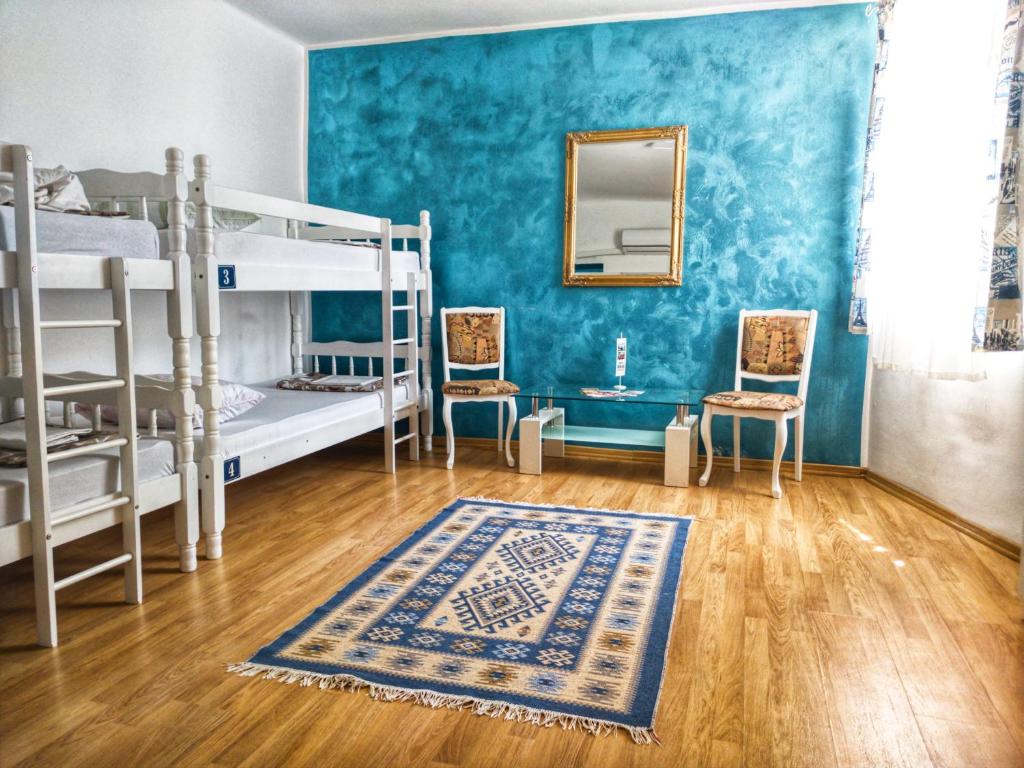 Postel nebo postele na pokoji v ubytování Hostel Miran Mostar