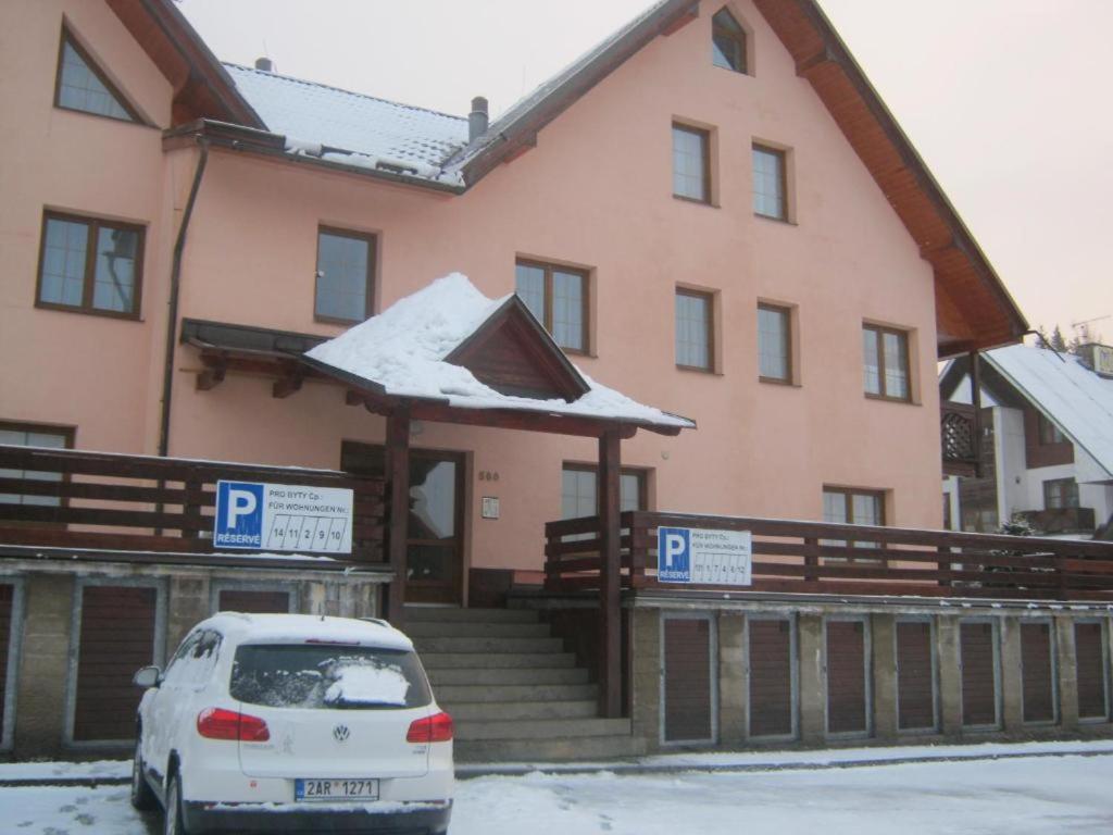 Apartmán Klondajk Harrachov v zimě