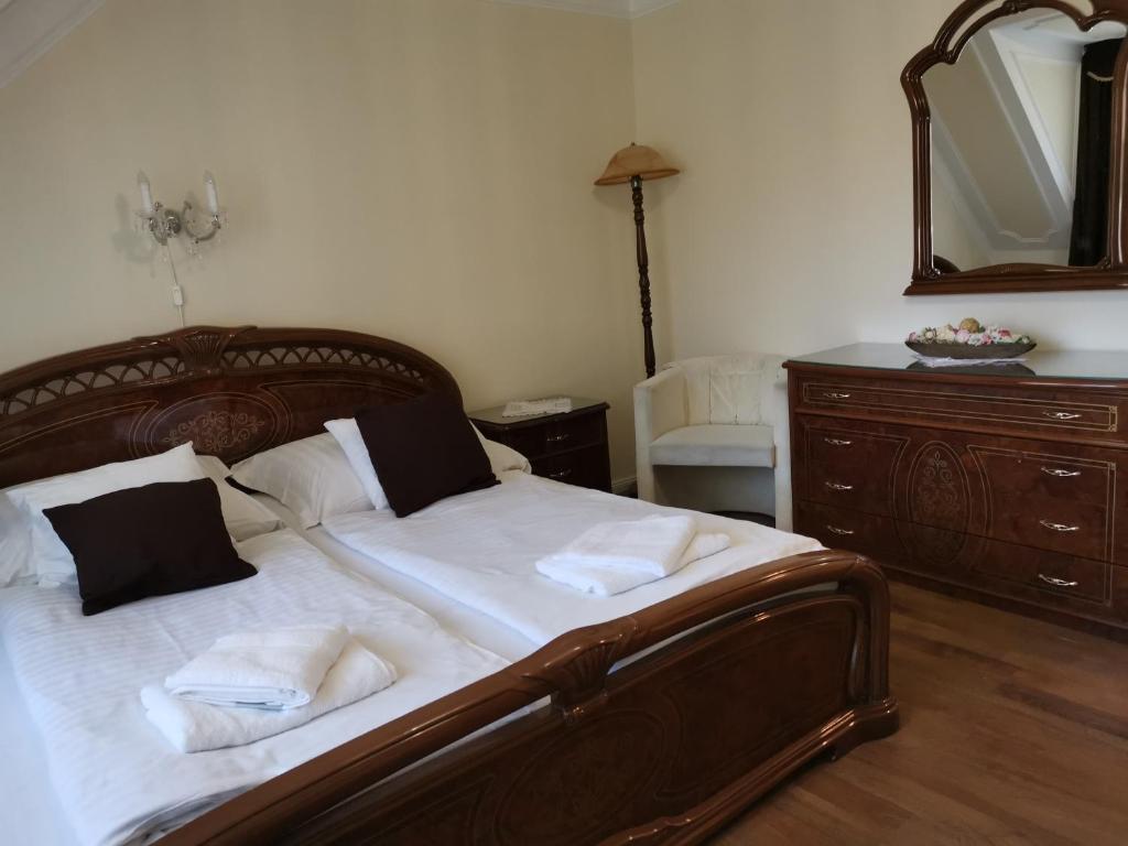 Posteľ alebo postele v izbe v ubytovaní Apartman Orgona