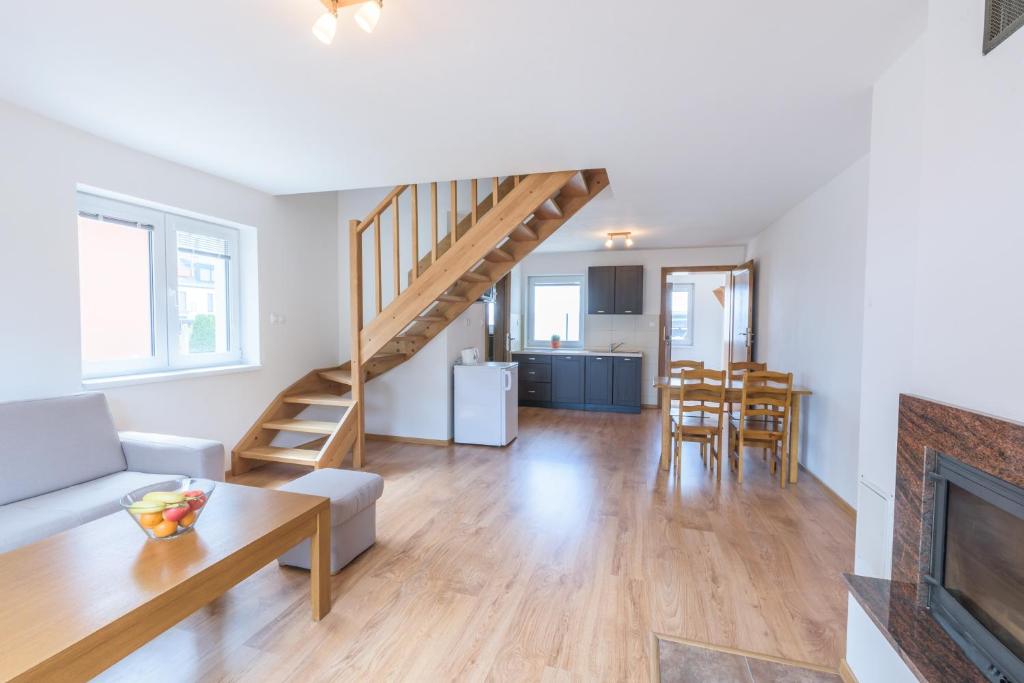 Η κουζίνα ή μικρή κουζίνα στο Apartmány Ráztoky