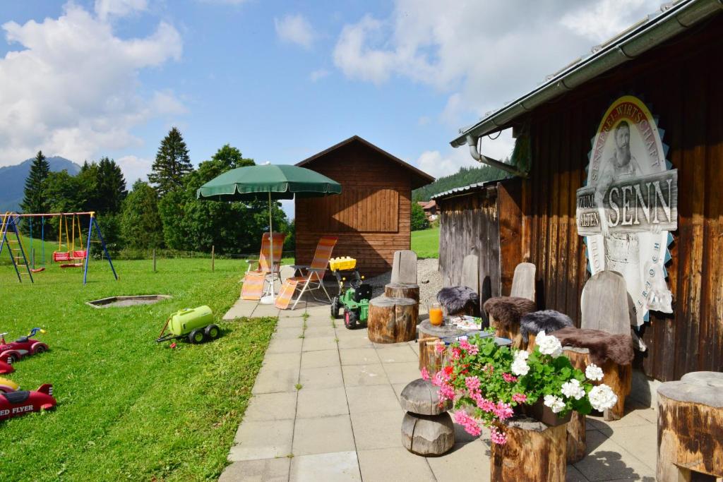 Zahrada ubytování Zum Senn - Hotel Garni