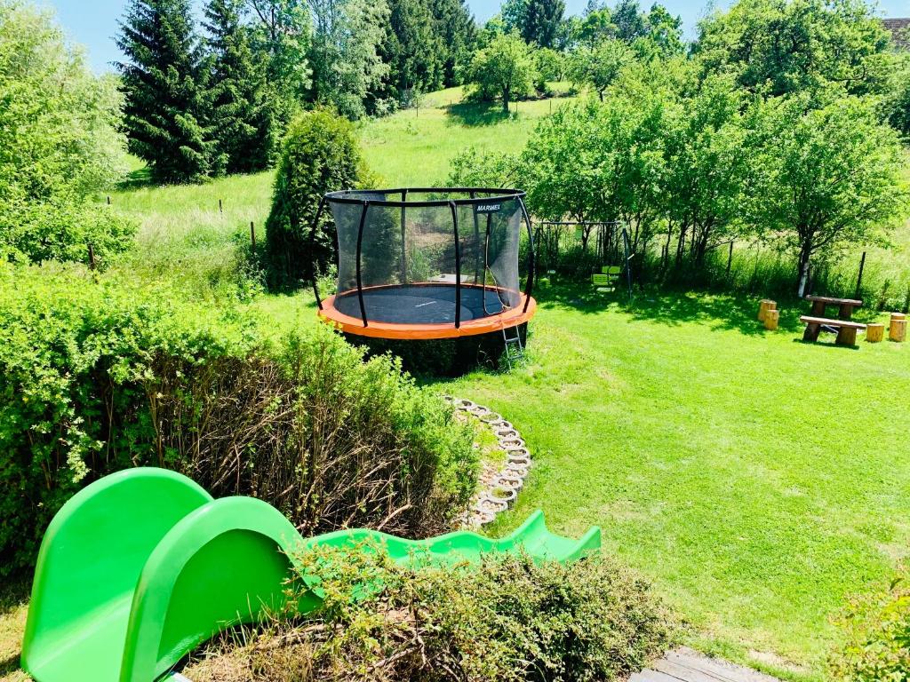 Zahrada ubytování Apartmány na Horce