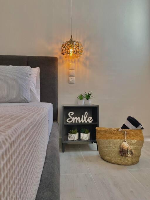 A bed or beds in a room at Elia Room & Garden II (new entry)