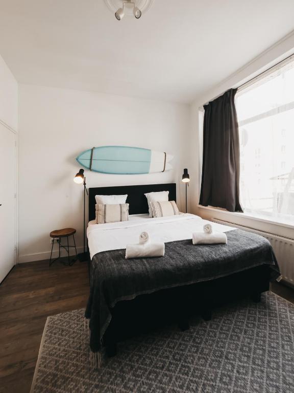 Postel nebo postele na pokoji v ubytování Hotel Zand