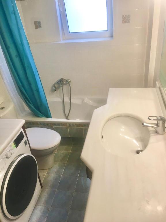 A bathroom at My Way Hotel