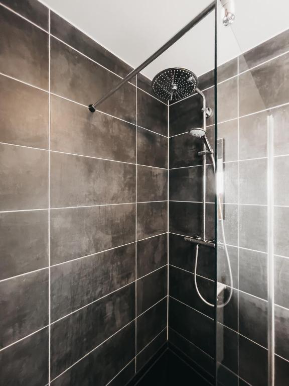 Koupelna v ubytování Hotel Zand
