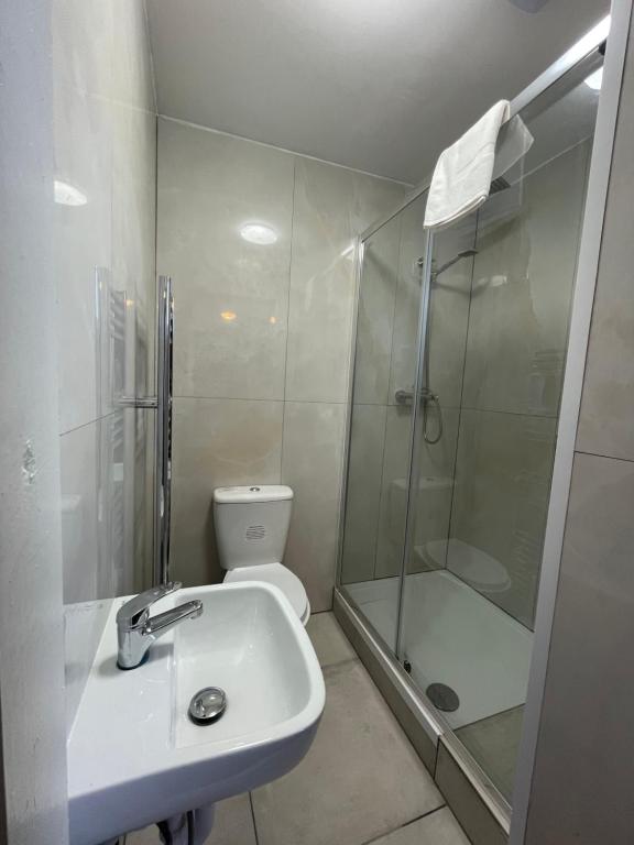 Koupelna v ubytování Tinapa Suites