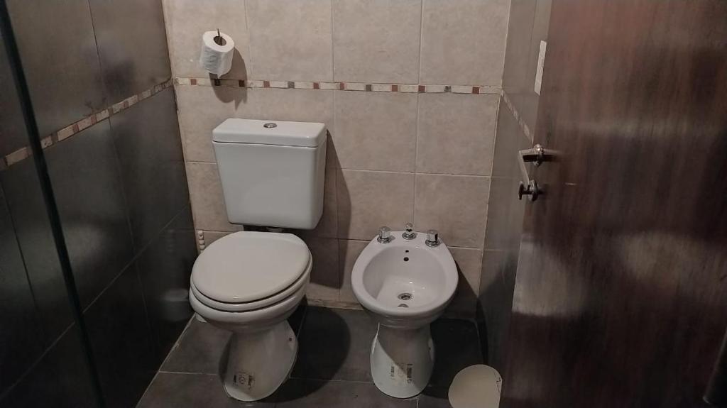 Koupelna v ubytování La Posada de Tafi